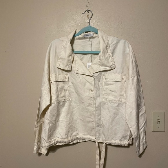 CLOSED Linen Blend Lightweight Jacket‎ Size Small NWT - Picture 1 of 13